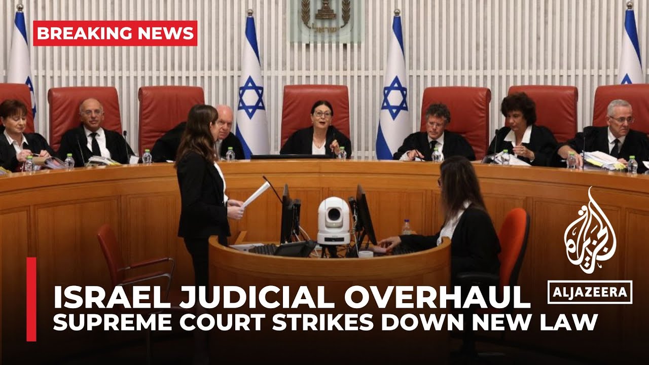 Extreme Right Israeli Gov't brands "Illegal" Supreme Court's upholding of Judicial Review; Divisions Loom amid Gaza War
