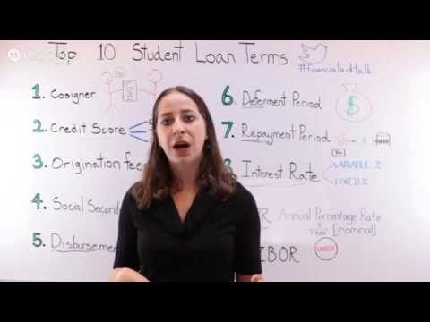 Student Loan Terms Explained