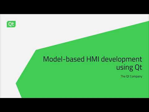 Qtを活用したモデルベースHMI開発