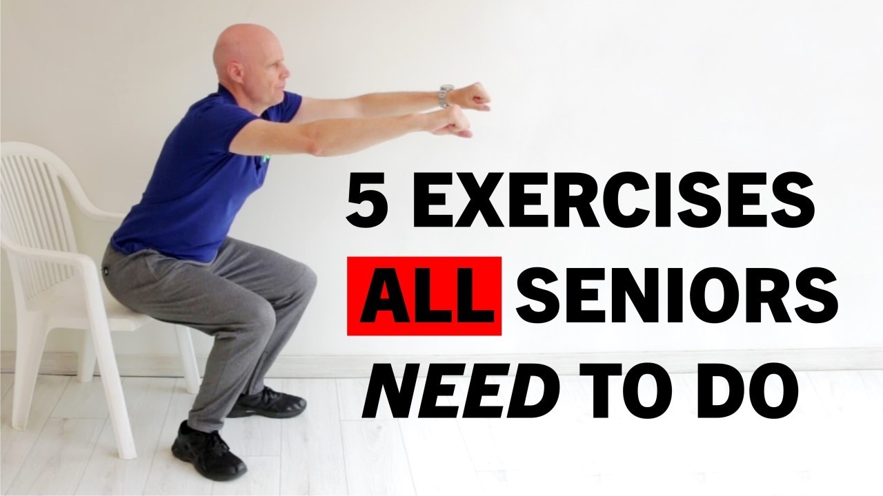 5 ESSENTIAL Exercises For Seniors Over 60 - YouTube