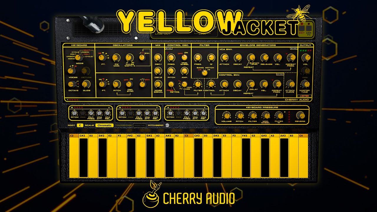 Cherry Audio | Yellowjacket Synthesizer - YouTube