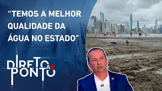 Jorginho Mello rebate críticas sobre poluição nas praias de Balneário Camboriú