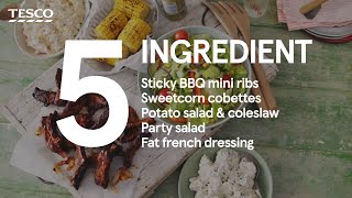 5-ingredient cheat's BBQ sharing platter