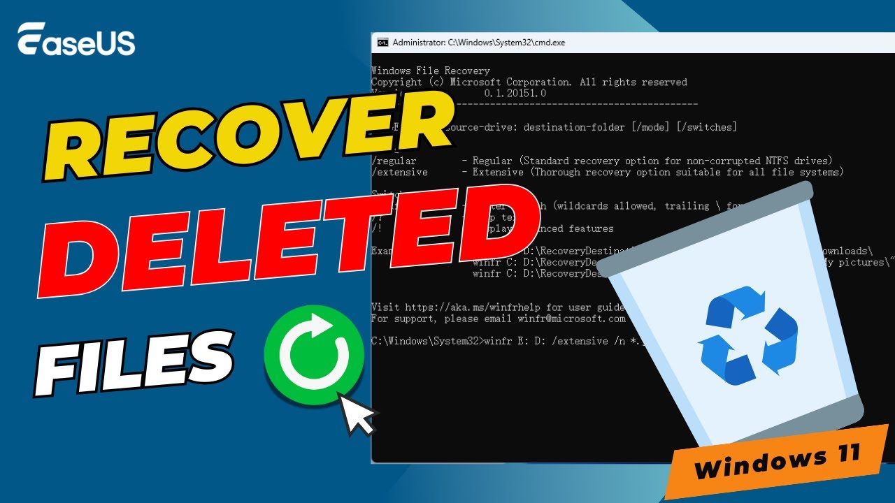 recover deleted files
