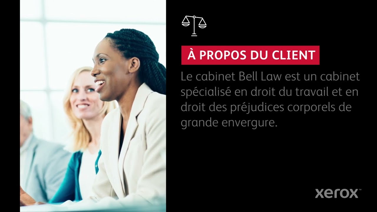 Bell Law résout les défis liés à la gestion documentaire avec Xerox® Workflow Central YouTube Vidéo