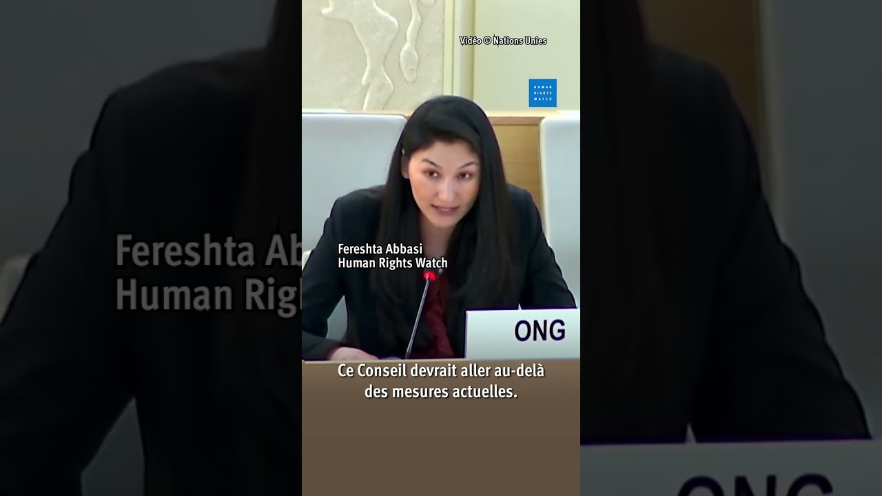 ONU/Afghanistan : Déclaration de HRW au Conseil des droits de l'homme