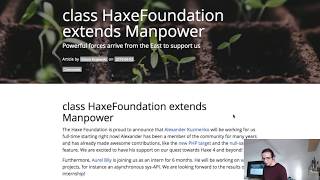 Aurel Bily - Internship at Haxe